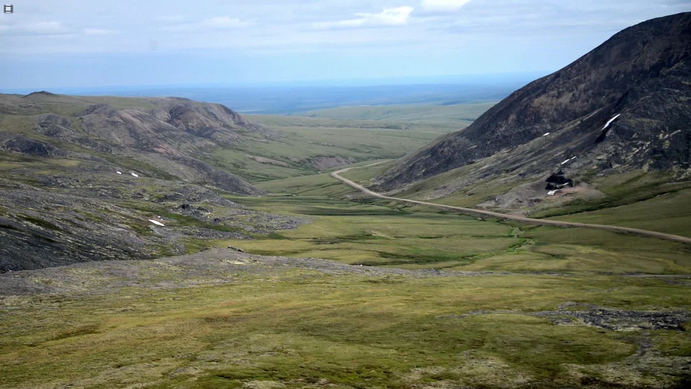 Inuvik Northwest Territories To Arctic Circle Yukon On Dempster Highway